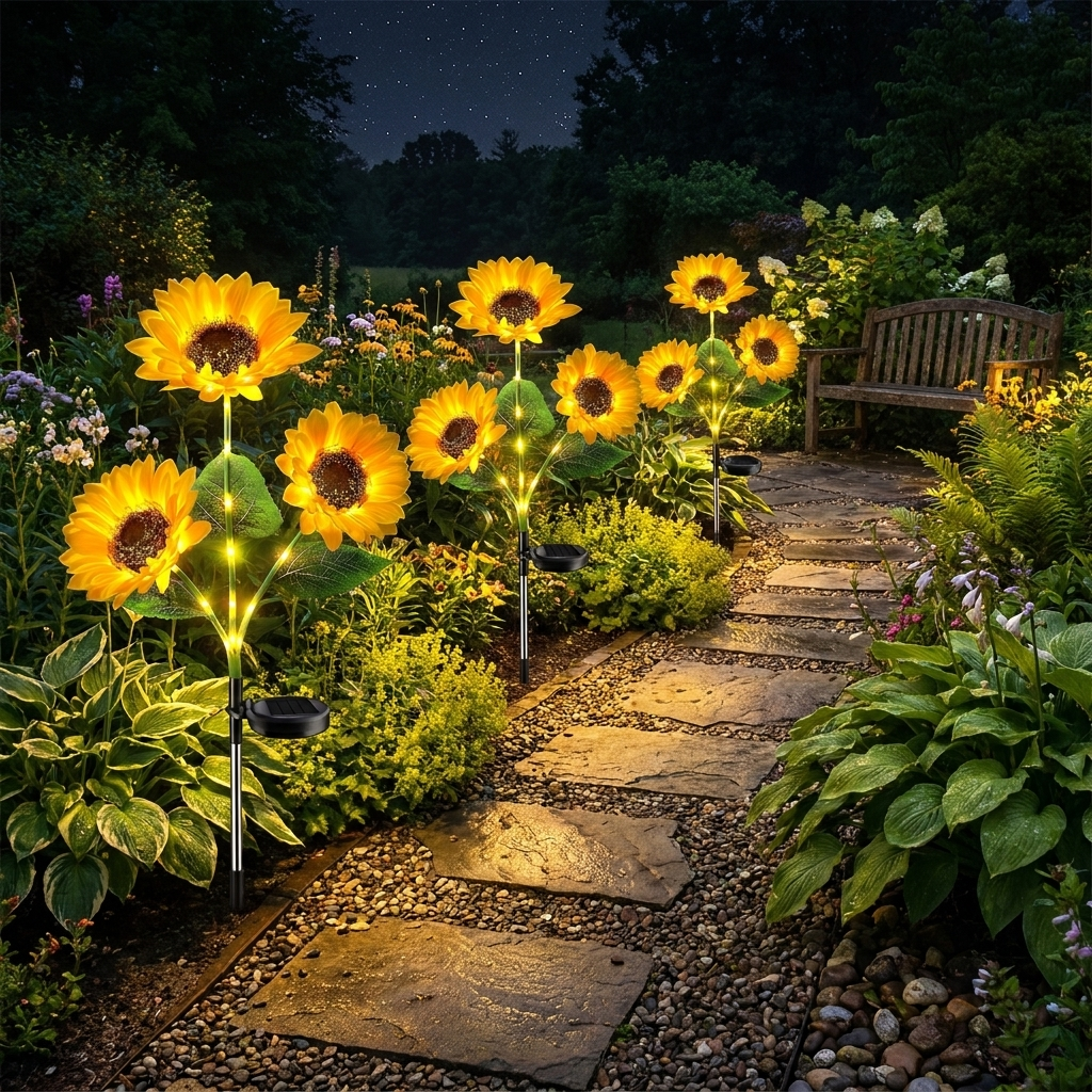 Lumiflora™ – Girasoli Luminosi a Energia Solare
