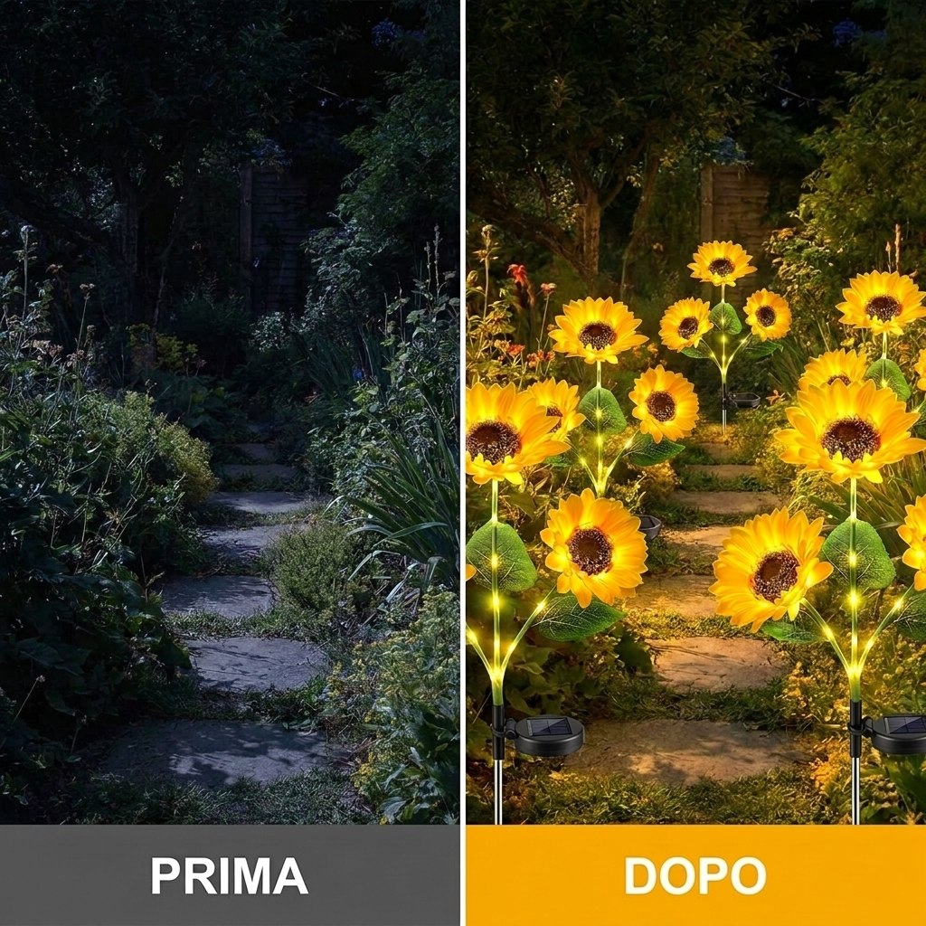 Lumiflora™ – Girasoli Luminosi a Energia Solare